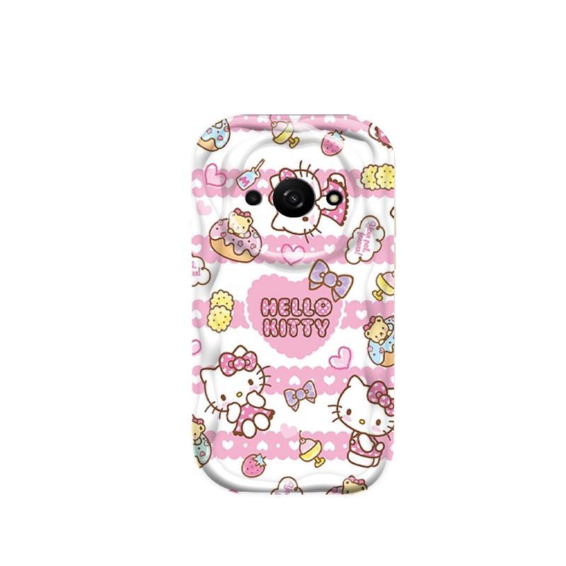 Ốp Silicon Hoạt Hình Cho Redmi A3 / POCO C61 4G 3D Bé Gái Vỏ Điện Thoại Mềm TPU Kitty Girl Sinh Viên Chống Sốc Ốp Lưng