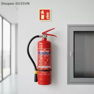 {AKIN} 5 Bình chữa cháy Dấu hiệu Nhãn an toàn Stiers Phát sáng trong bóng tối Chống thấm nước để sử dụng tại nơi làm việc của khách sạn Mall {a}