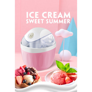 Máy Làm Kem Điện Hộ Gia Đình Mini Tự Động Máy Làm Kem Nhỏ Trẻ Em Tự Làm Máy Làm Kem