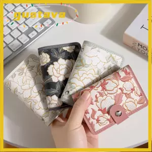 Hộp Đựng Thẻ GUSTAVA, Dung Tích Lớn 20 Khe Cắm Thẻ Tín Dụng, Retro Nhiều Khe Cắm Thẻ Da PU Thiết Kế Mỏng Giá Đỡ Giấy Phép Lái Xe Cho Nam Nữ