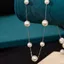 Vòng Cổ Ngọc Trai Gypsophila Độc Quyền 2026 Sang Trọng Xương Đòn Thời Trang Cao Cấp Không Khí Dây Xích Phù Hợp Với Váy