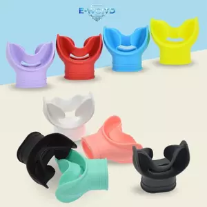 E-WOITD Silicone Ống thở Ống thở Thoải mái Lặn khí Bộ điều chỉnh Ống ngậm Vỏ giữ bạch tuộc Dễ dàng sử dụng E-WOITD