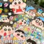 Crayon Shin-Chan Phim Hoạt Hình Dễ Thương Ba Chiều Nổi Chuyển Miếng Dán DIY Điện Thoại Di Động Máy Tính Bảng Sổ Tay Cốc Nước Miếng Dán Trang Trí Chống Thấm Nước 26.6.12