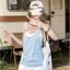 Bộ đồ yếm phong cách Dopamine Hot Girl Phong cách Hàn Quốc Bộ đồ hai mảnh thiết kế lớp thời trang Niche Top