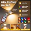 Đèn Ngủ LED Không Dây Gắn Nam Châm, Pin Sạc Trâu, Kèm Theo điều Khiển Từ Xa, Thích Hợp Cho Ký Túc Xá, Phòng Ngủ