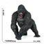 Phim Cùng phong cách King Kong Gorilla Trẻ em Mô phỏng nhận thức Động vật rắn Khỉ đột Mô hình Đồ chơi Đồ trang trí Hình Chiều cao 14cm