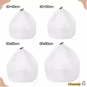 Túi giặt giặt CHEESELY Quần lót áo ngực Nylon 4 kích cỡ Chăm sóc giặt ủi