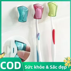 Trong kho bàn chải đánh răng đầu bao gồm chống bụi bảo vệ cap chủ Wall Mount Rack COD