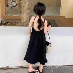 Phiên bản Hàn Quốc (90-140) Đầm đi biển dây lưng phong cách phương Tây