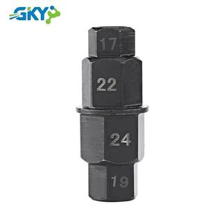 Bánh trước xe máy GKY 17 19 22 24mm Trục lục giác Công cụ loại bỏ trình điều khiển trục chính GKY