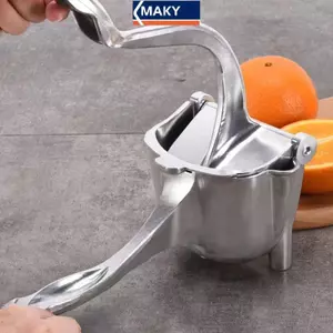 Máy ép trái cây thủ công MAKY Hợp kim nhôm Máy ép trái cây cam quýt hoạt động bằng tay có tay cầm tiện dụng để sử dụng tại nhà và nhà bếp VN