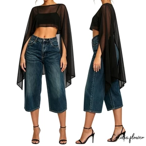 Áo sơ mi nữ Sheer Flowy Cover Ups