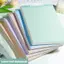 GREA 60 Tờ / Sách Notepad, Sổ Tay Lá Rời A5 Có Thể Tháo Rời, Màu Sắc Cao Cấp Lật Lên Đường Ngang Trang Bên Trong Tay Tài Khoản Sách Quà Tặng
