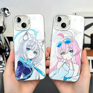 Ốp Điện Thoại Di Động Cho Xiaom 15T 14T Pro POCO F8 Ultra X7 X6 X3 F4 X5 F6 F7 M6 Pro 13T 12T 11 Lite 5G NE Vỏ Anime Dễ Thương Xanh Lưu Trữ Chống Sốc Hoạt Hình Mạ Điện Mờ
