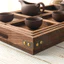 Xung quanh lò Làm Trà Gỗ Chắc Chắn Khay Trà Bộ Trà Gỗ Khay Paulownia Khay Trà Bộ Bảy Mảnh Khay Trà Phân Phối WRGO
