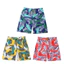 Họa tiết lá nhiệt đới in 3D Unisex dáng rộng thoải mái Quần short đi biển thông thường