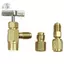 ADAPTERS 1 / 2\ "ACME LH 1 / 4\" SAE 3 Cái / bộ Phù Hợp Cho Phụ Kiện R12 R134a Thương Hiệu Mới"