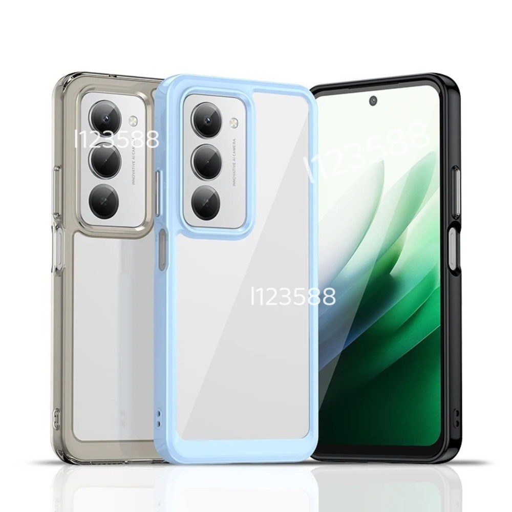 Dành Cho Poco M8s 5G Acrylic Nhiều Màu Sắc Ốp Lưng Cho Poco M8s 5G 2026 Xiaomi PocoM8s 5G Vỏ Điện Thoại TPU Mềm Chống Sốc Ốp Lưng