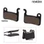 NEWIDEA 4 Bộ Má Phanh Đĩa Xe Đạp, Với Tấm Phanh Đĩa Đen Snap-on Shrapnel, Tấm Phanh Đĩa Núi Bán Kim Loại Nhựa Bền Bảo Trì Xe Đạp