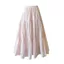 Váy ren thêu màu hồng dịu dàng Tình yêu đầu tiên của Pháp Váy dài bánh Drape