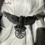 AqToCna 1 / 2 Chiếc Halloween Vintage Quạ Tóc Gothic Viking Phù Thủy Kẹp Tóc Cosplay Phụ Kiện Tóc Cho Nữ Trang Sức AqToCna