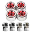 4 28mm 7mm Hex 1.0 "Kim Loại RC Xe Beadlock Bánh Xe Trung Tâm Vành Bánh Xe Cho 1 / 18 1 / 24 RC Xe Bánh Xích TRX4M Trục SCX24 AX24 TRX4M TRX4-M Nâng Cấp Phần