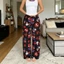Phụ Nữ Hoạt Hình Lông Cừu Pyjama Quần Hello Kitty x Người Nhện Mềm Mại Ấm Flannel Rời Phù Hợp Với Giấc Ngủ Đáy