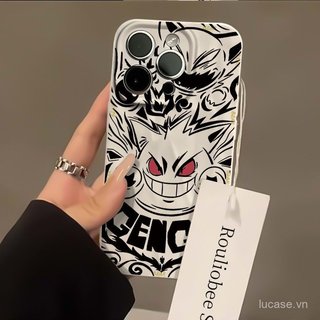 Ốp Bảo Vệ Điện Thoại Di Động Anime Gengar Vortex Thích Hợp Cho iPhone 12promax 11 12 13 14 pro max 15 16 17 promax 15pro 14plus 13pro Ốp Mềm Chống Sốc