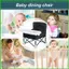 Ghế Ăn Cho Bé Có Thể Gập Lại Ghế Tăng Áp Cho Bé Ghế Ăn Có Khay Có Thể Tháo Rời Du Lịch Đa Năng Cho Bé saixit2vn