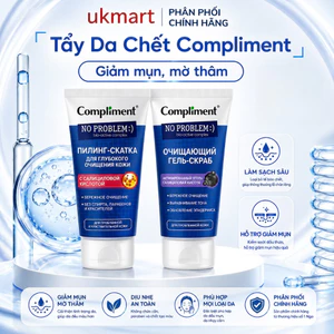 Gel Tẩy Tế Bào Chết Mặt Compliment Sạch Sâu, Kiềm Dầu, Đều Màu & Dịu Nhẹ Cho Da Mụn 80ml