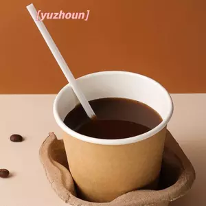 100 chiếc Cần khuấy ống hút cà phê ba lỗ dùng một lần Cả hai đồ uống nóng lạnh Ống hút độc lập