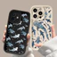 Ốp Điện Thoại Cá Mập Cá Voi Cho Google Pixel 10 9 8 7 Pro 5G Pixel 7A 8A 9 Pro XL Ốp Lưng Động Vật Đại Dương Dễ Thương Silicon Mềm Nhiều Bước TPU Matte Camera Bảo Vệ Chống Sốc