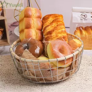 Đồ chơi bánh mì Squishy YUUKII, Đồ chơi mô phỏng giảm căng thẳng phục hồi chậm, Bánh rán mềm PU thực tế Bóp đồ chơi Đạo cụ chụp ảnh