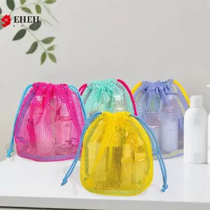 Túi đựng dây rút bằng lưới Nylon Túi đựng hoạt động du lịch & ngoài trời đa năng dành cho sản phẩm kỹ thuật số Túi trang điểm VN