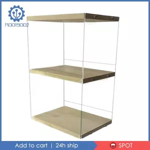Để bàn Vinyl Ghi Lưu trữ Giá đỡ LP đa chức năng Màn hình bằng gỗ Acrylic cho phòng khách