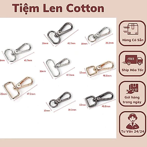 Bộ 2 móc càng cua cho dây đeo túi xách
