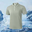 Áo polo ngắn tay cổ rẽ nam thoáng khí Ice Silk Co giãn Áo thun thông thường đa năng
