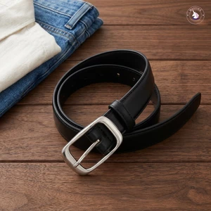 Thắt lưng Denim màu nâu dành cho nữ có khóa kim loại màu bạc Khóa hợp kim bền có thể điều chỉnh kích thước eo