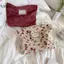 LUImo Corduroy Túi Đựng Mỹ Phẩm Lớn Hàn Quốc, Clutch Cầm Tay Nữ, Hộp Đựng Đồ Vệ Sinh Cá Nhân Xinh Xắn SBS