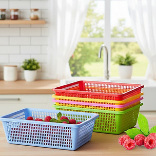 Rổ nhựa vuông/ rổ chữ nhật nhiều size WinHome đựng đồ đa năng/ sắp xếp nhà cửa/ trưng bày - Phương Trang