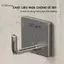 GCDHome Thép không gỉ Tự Dính Móc Treo Tường 5 / 10 Cái Chịu Lực Chống Thấm Nước Chống Đục Lỗ Cho Phòng Tắm Treo Loofah Phụ Kiện Tắm HOT