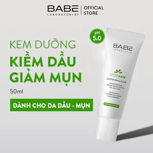 Kem Dưỡng BABE Stop AKN Mattifying Fluid 50ml