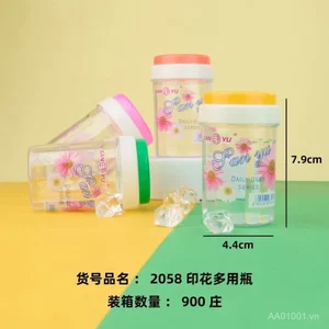 2068 In Hình Tăm Trung Bình Trong Suốt Hộp Tăm Hộ Gia Đình Đa Năng Chai Một Yuan Store Tăm Có Thể Giá Nhà Máy Lô UBN