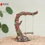 Xích đu vườn cổ tích thu nhỏ, Tượng xoay cây hoa, Mô hình xoay cho cảnh quan vi mô Sân vườn Trang trí trưng bày ngoài trời VN