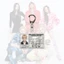 HT3 DỰ ÁN TẤT CẢ NGÀY ANNIE Móc khóa Acrylic ADP TARZZAN BAILEY Mặt dây chuyền bền cho ba lô Túi & Chìa khóa TH3