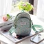 Phiên Bản Hàn Quốc Mục Vụ Lưới Ba Lớp Messenger Túi Điện Thoại Di Động Ba Dây Kéo Dung Tích Lớn Nữ Túi Đeo Vai Nhỏ