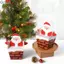 TUYỆT VỜI 10 Hộp Kẹo, Giấy Hộp Quà Giáng Sinh, Trang Trí Tiệc Hoạt Hình Ông Già Noel Vui Vẻ Chủ Đề Quà Giáng Tặng Bao Bì Túi Bánh Sô Cô La