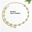 Dây thắt lưng dây chuyền kim loại DONOVANQQ, Dây chuyền cơ thể Bohemian hình bầu dục cổ điển, Thời trang tối giản có thể điều chỉnh chiều dài Trang sức cơ thể Dây thắt lưng nữ Trang phục kỳ nghỉ
