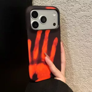 Thay đổi màu sắc Thích hợp cho iPhone17 Vỏ điện thoại 16promax Cảm biến nhiệt độ Thay đổi màu 15plus14promax