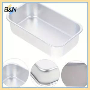 B&N 1 khuôn bánh mì phô mai vuông chống dính hợp kim nhôm cho lò nướng, làm bánh tại nhà DIY